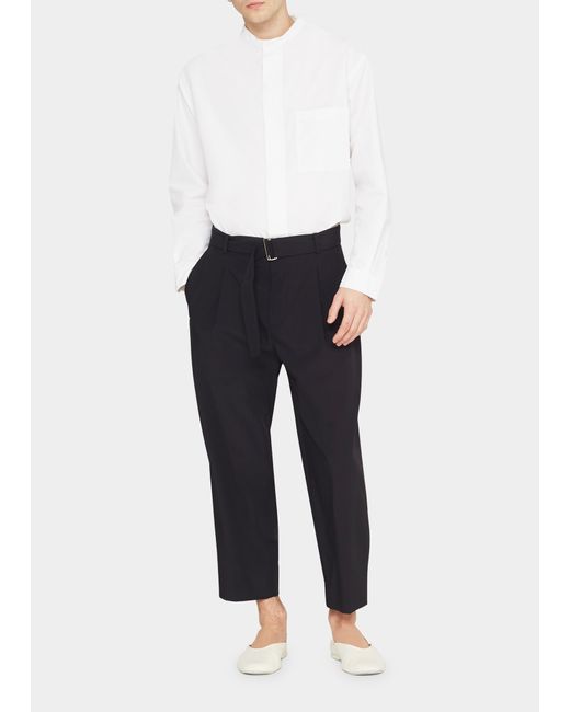 3.1 Phillip Lim Cropped Wool-Blend Belted Trousers