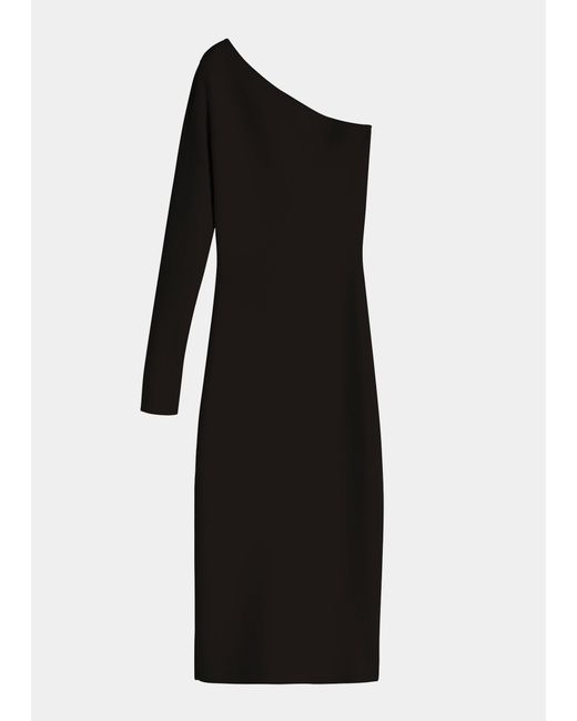 Victoria Beckham One-Shoulder Midi Dress