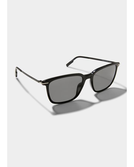 Z Zegna Solid-Lens Square Sunglasses