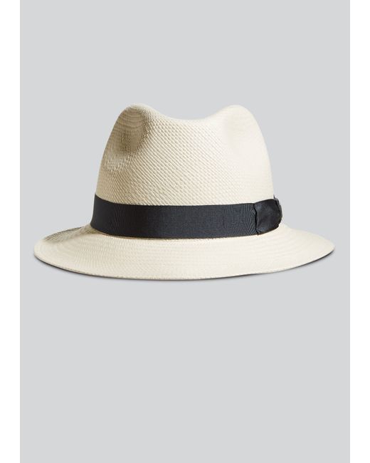Brioni Straw Panama Hat