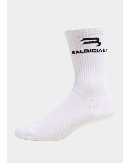 Balenciaga Logo Sport Socks