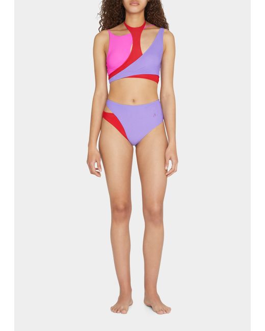 Attico Layered Two-Piece Bikini Set