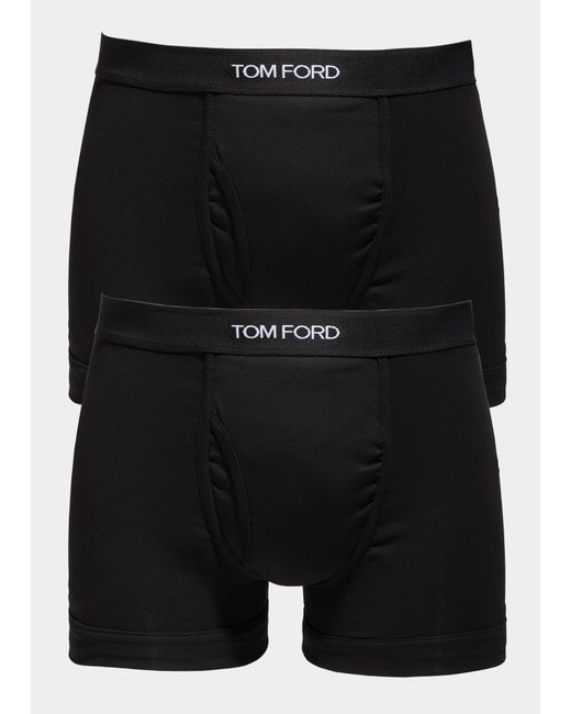 Tom Ford 2-Pack Solid Jersey Boxer Briefs