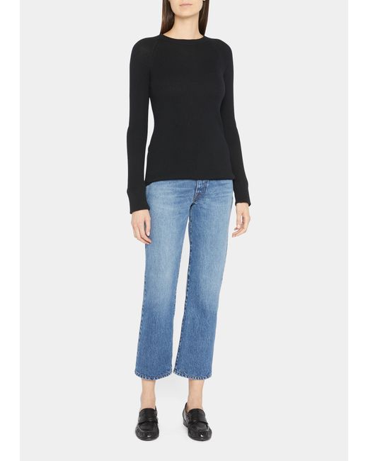 The Row Visby Rib Cashmere Top