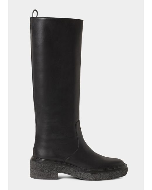 Loeffler Randall Tall Leather Pull-On Boots