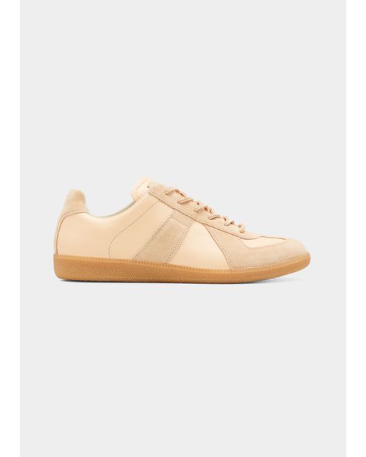 Maison Margiela Replica Low-Top Leather Sneakers