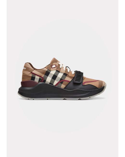 Burberry Ramsey Check Low-Top Sneakers