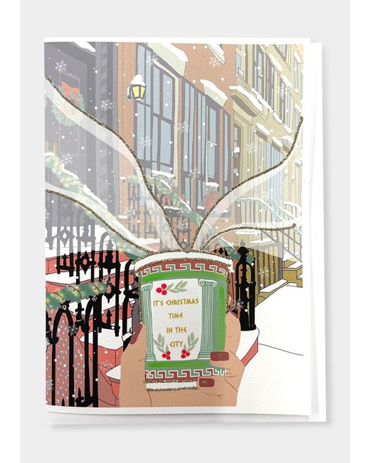 Verrier Its Christmastime In The City Card