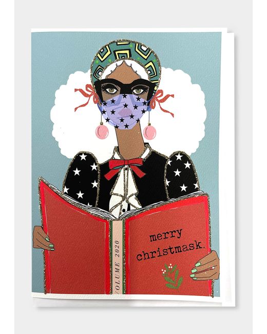 Verrier Merry Christmask Card