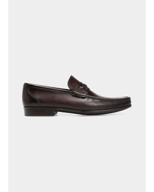 Bergdorf Goodman Leather Moccasin Loafers