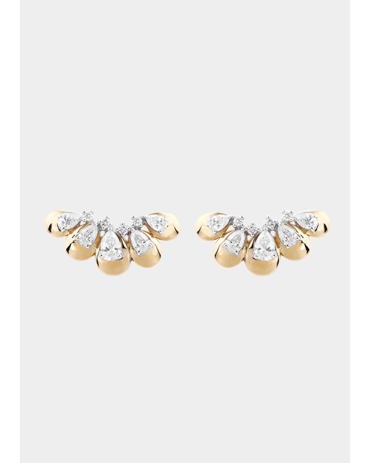 Yeprem 18K Gold Diamond Earrings