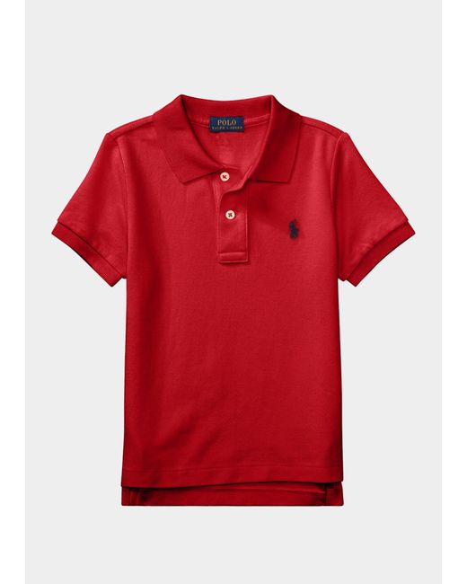 Ralph Lauren Childrenswear Short-Sleeve Logo Embroidery Polo Shirt 4-