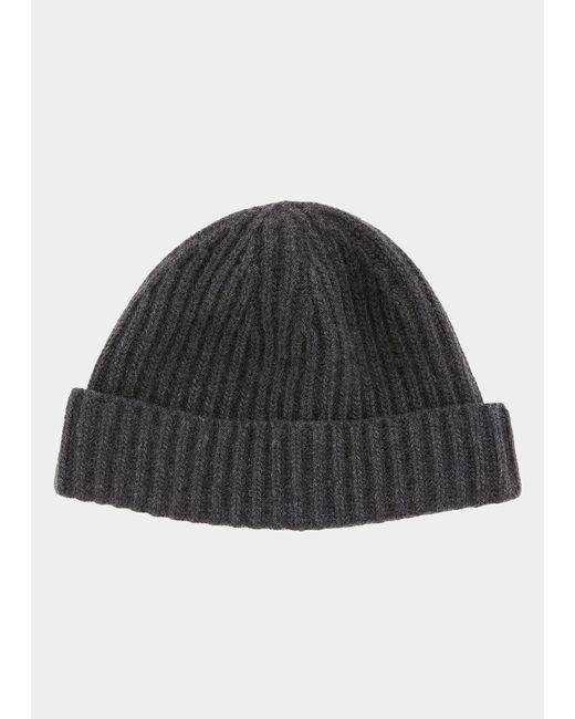 Portolano Rib-Knit Cashmere Beanie Hat