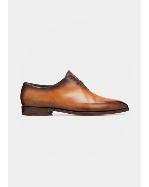 Berluti Lace-Up Leather Oxford