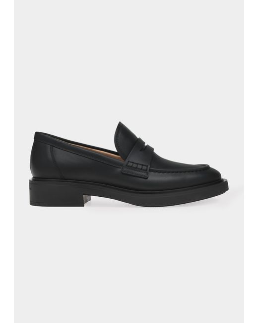 Gianvito Rossi Calfskin Penny Loafers