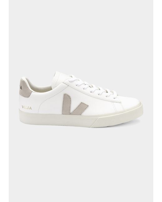 Veja Campo Bicolor Leather Low-Top Sneakers