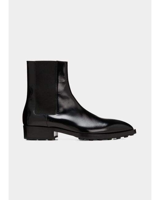 Jil Sander Point Toe Leather Chelsea Boots
