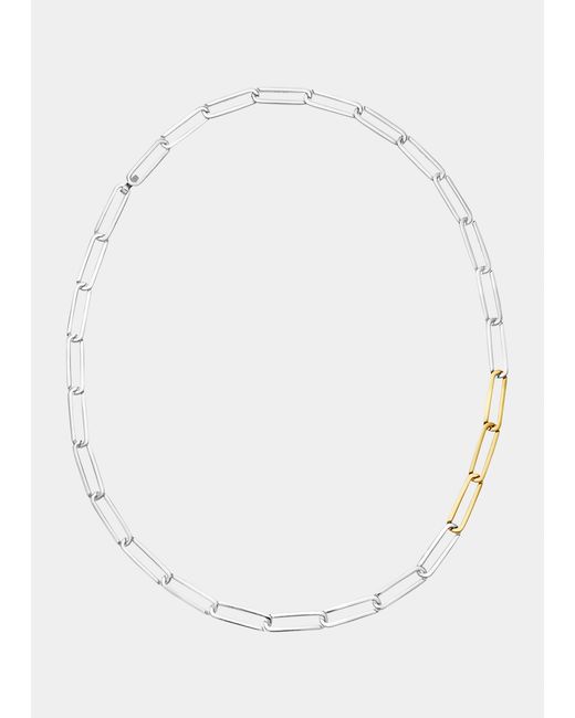 Kinraden Exhaling Her Two-Tone Chain Link Necklace