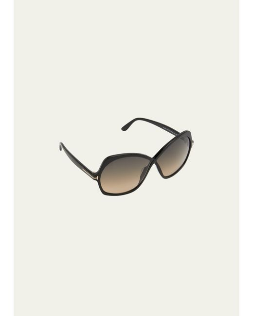 Tom Ford Gradient Acetate Butterfly Sunglasses