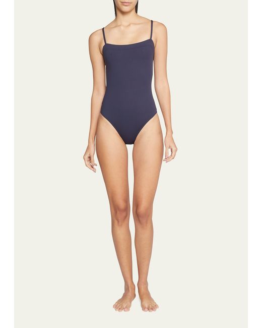 Eres Aquarelle One-Piece Swimsuit with Thin Straps