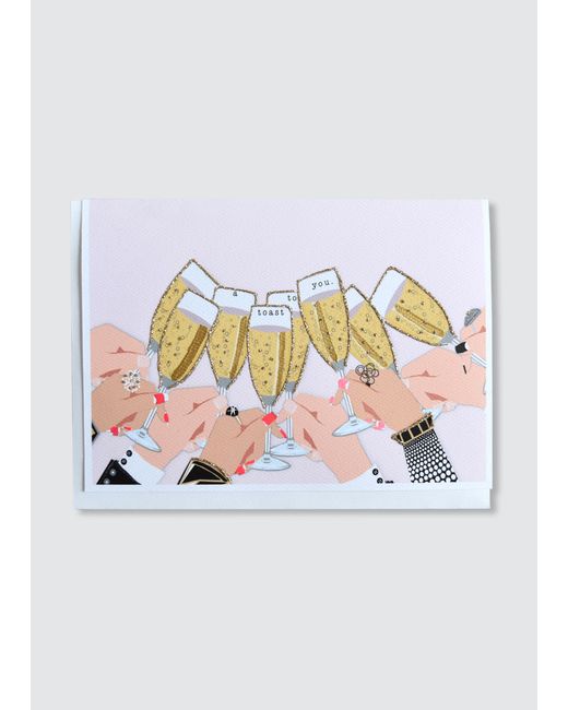 Verrier A Toast To You Greeting Card