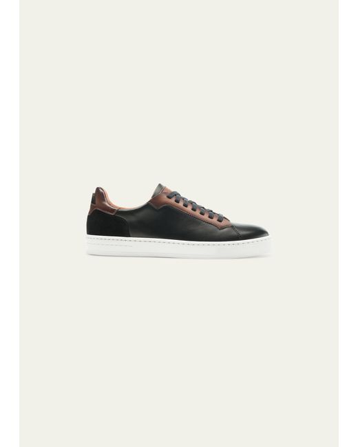 Magnanni Amedeo Bicolor Leather Low-Top Sneakers