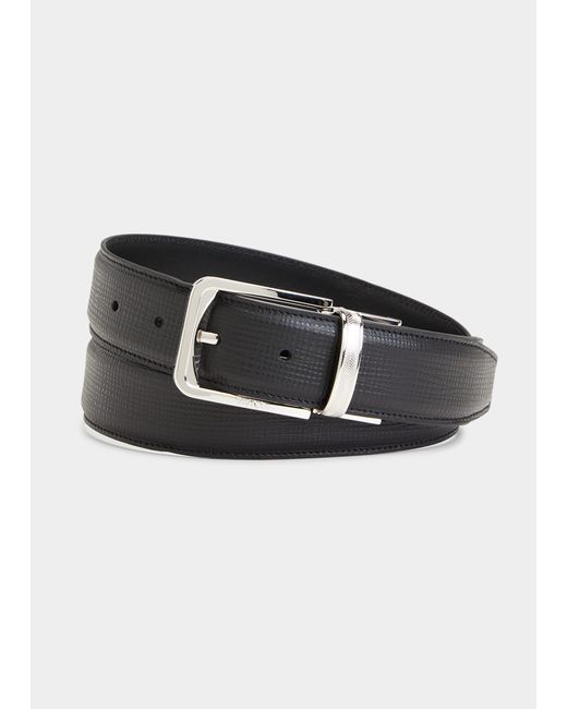 Z Zegna Reversible Adjustable Leather Belt