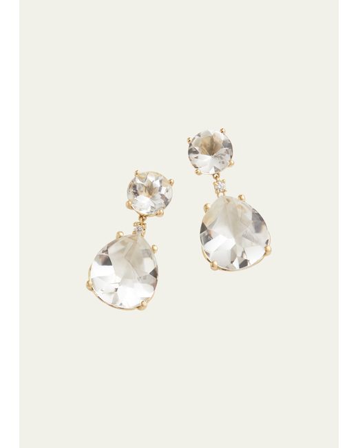 Jamie Wolf 18k Gold Diamond Drop Earrings