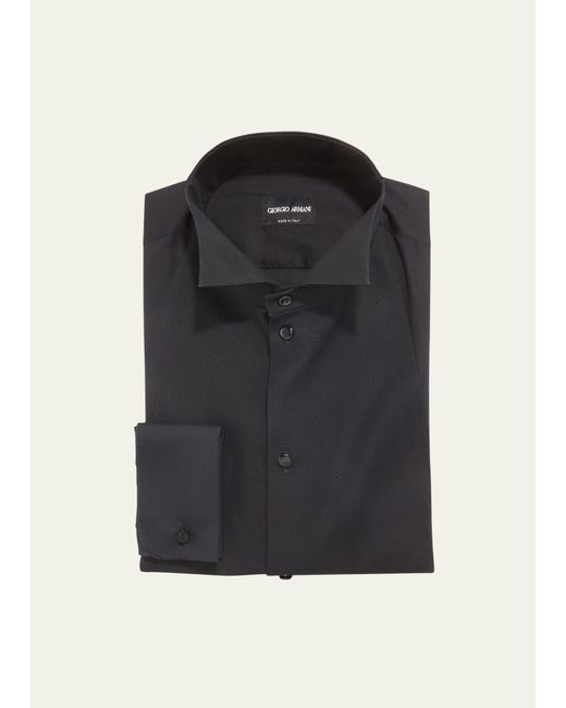 Giorgio Armani Bib-Front Formal Dress Shirt