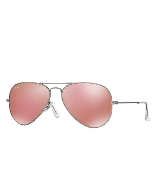 Ray-Ban Mirrored Aviator Sunglasses