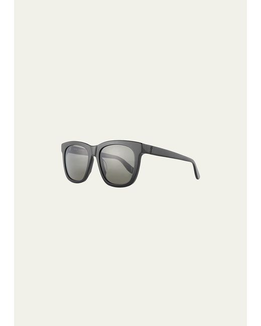 Saint Laurent SL M24K Oversize Square Acetate Sunglasses