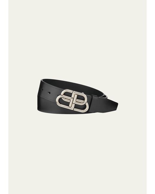 Balenciaga Logo Buckle Belt