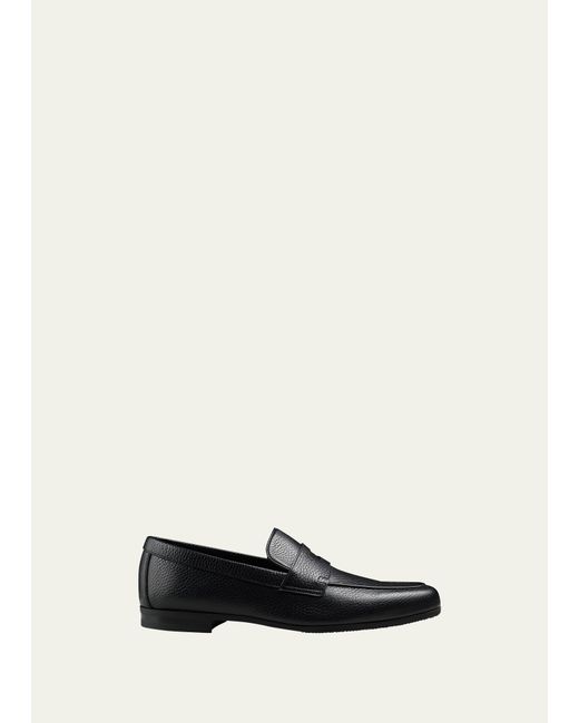 John Lobb Soft Leather Penny Loafers