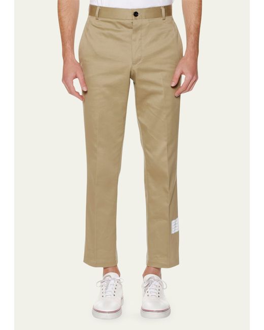 Thom Browne Unstructured Twill Chino Pants