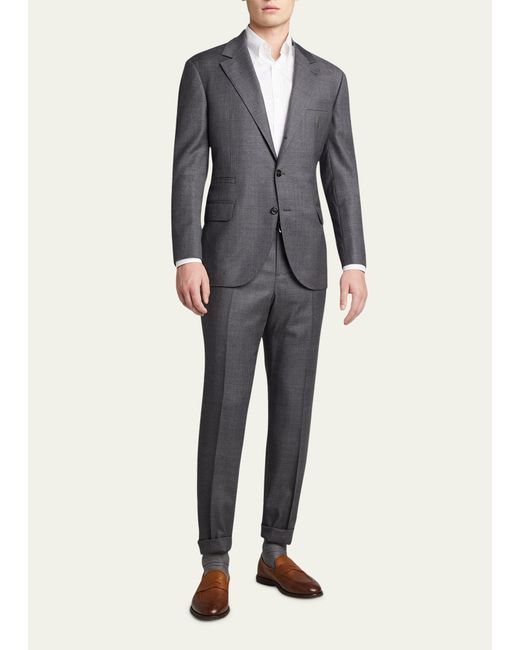 Brunello Cucinelli 110s Wool Two-Piece Suit