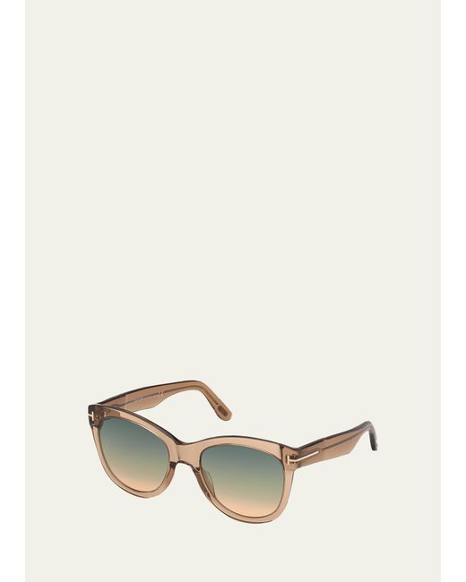 Tom Ford Wallace Acetate Cat-Eye Sunglasses
