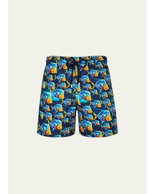 Vilebrequin Piranha-Print Swim Shorts