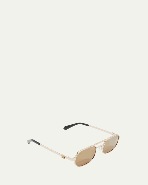 Off-White Baltimore Oval Aviator Sunglasses