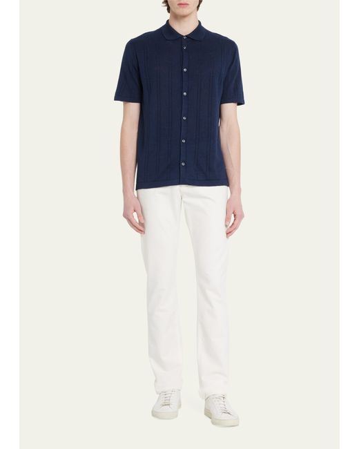 Fioroni Knit Short-Sleeve Shirt