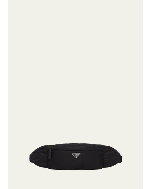 Prada Re-Nylon and Saffiano Leather Belt Bag