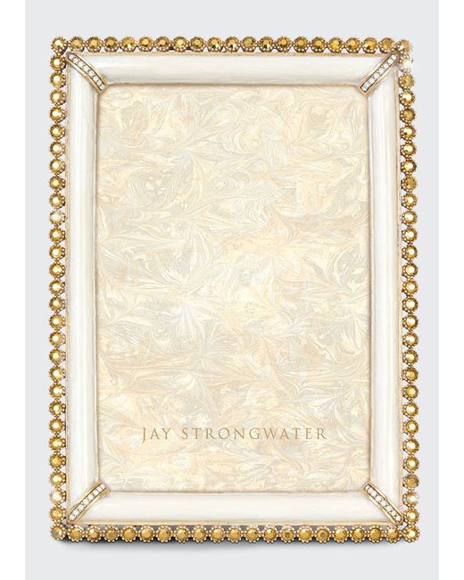 Jay Strongwater Stone-Edge 4 x 6 Picture Frame