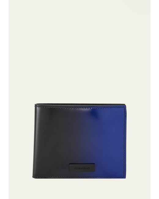 Ferragamo Lingotto Degrade Leather Bifold Wallet