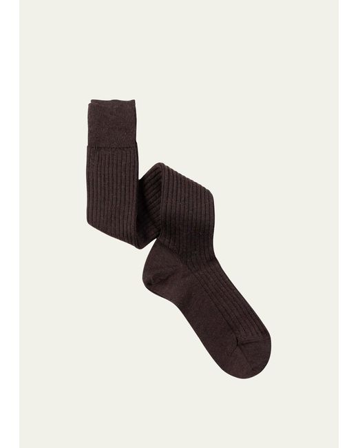 Sozzi Calze Cashmere Silk Over-Calf Socks