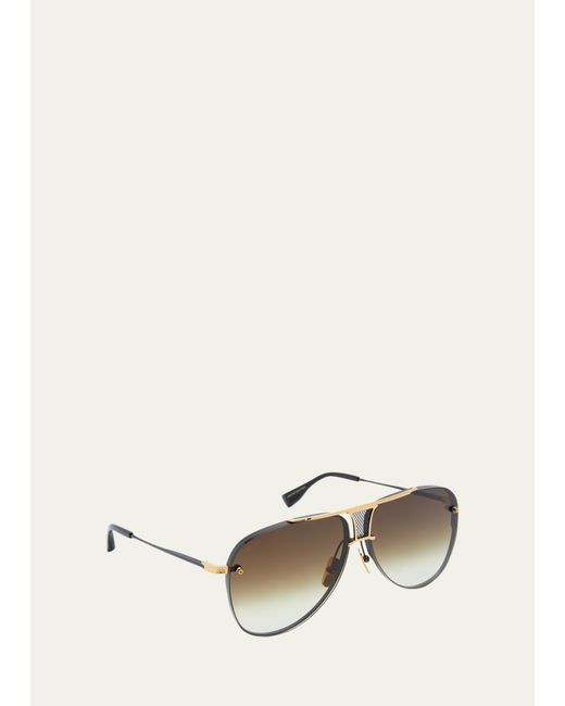 DITA Eyewear Decade Two Metal Oval Sunglasses