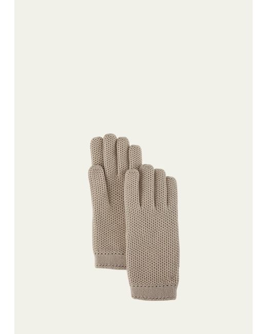 Loro Piana Cashmere Crochet Gloves
