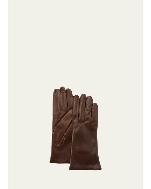 Portolano Cashmere-Lined Napa Leather Gloves