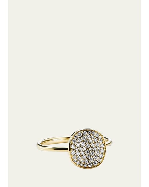 Ippolita Small Flower Ring in 18K Gold with Diamonds