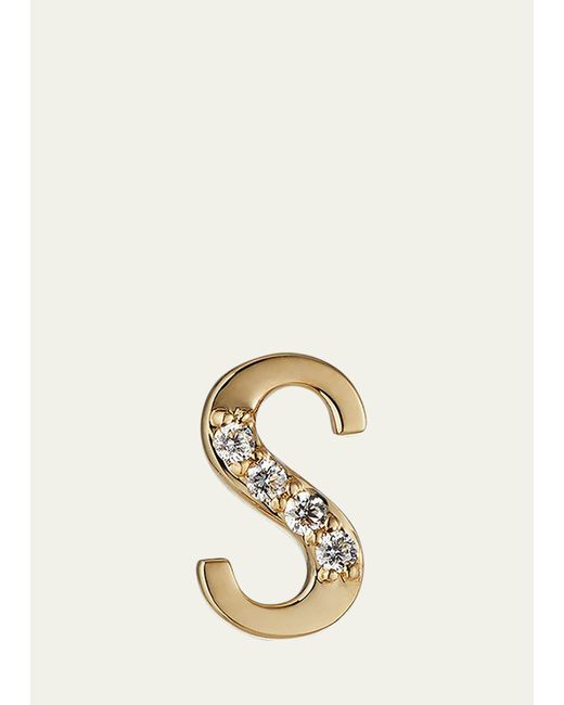 Lana Jewelry Single Initial Stud Earring