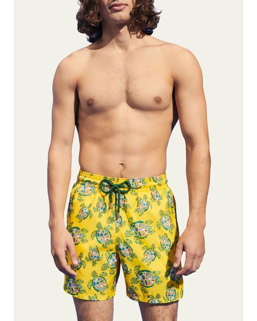 Vilebrequin Allover Turtle-Print Swim Shorts