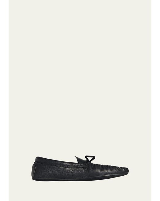 The Row Lucca Calfskin Mocassin Loafers